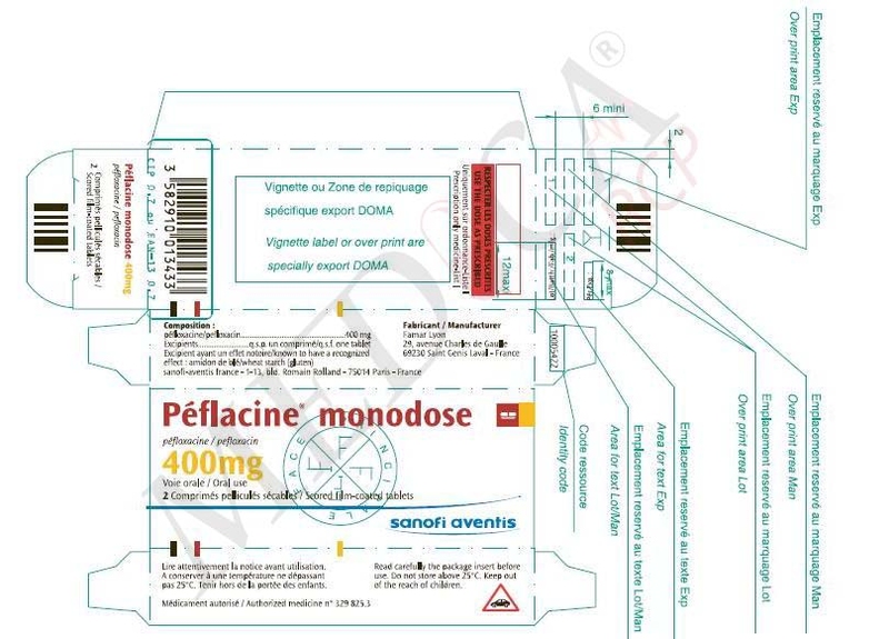 Peflacine Monodose*